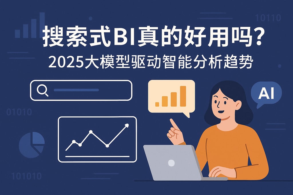 搜索式BI真的好用吗？2025大模型驱动智能分析趋势