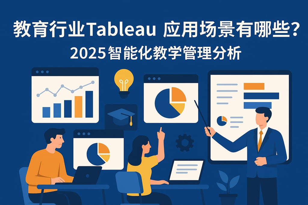 教育行业tableau应用场景有哪些？2025智能化教学管理分析