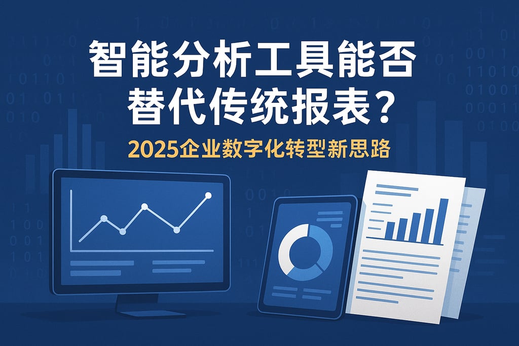 智能分析工具能否替代传统报表？2025企业数字化转型新思路
