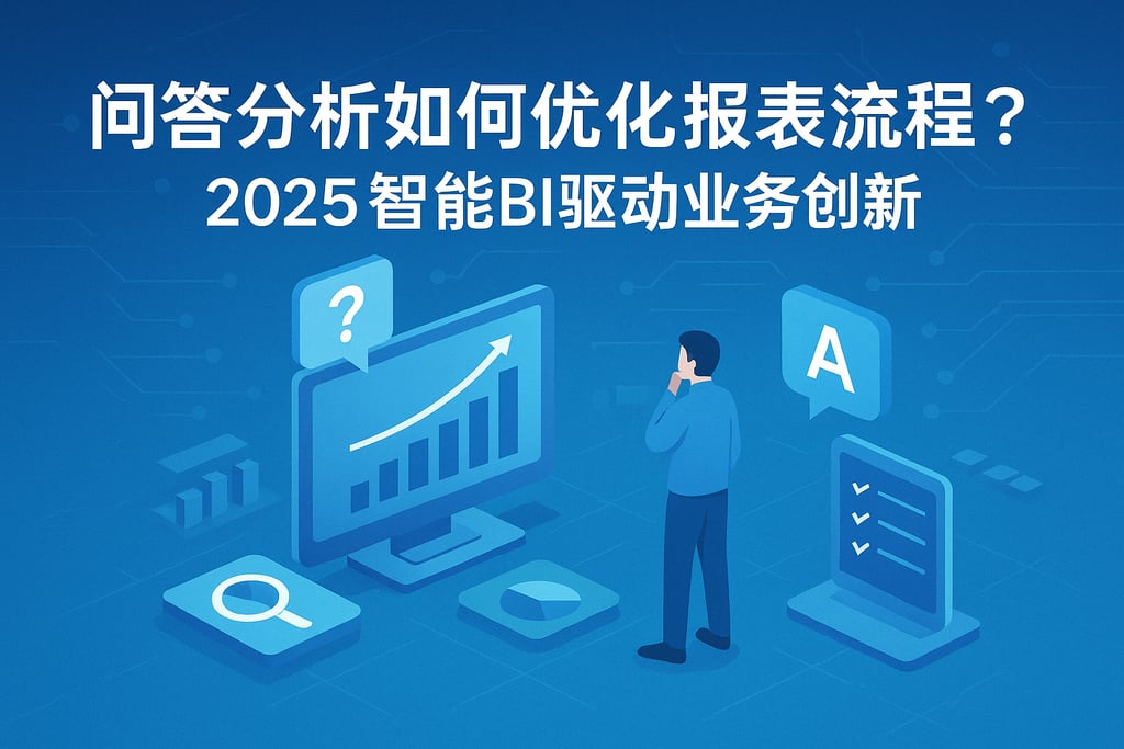 问答分析如何优化报表流程？2025智能BI驱动业务创新