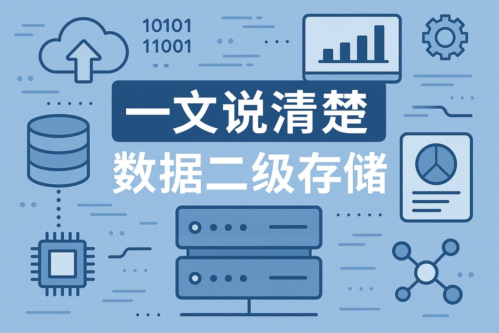 一文说清楚数据二级存储