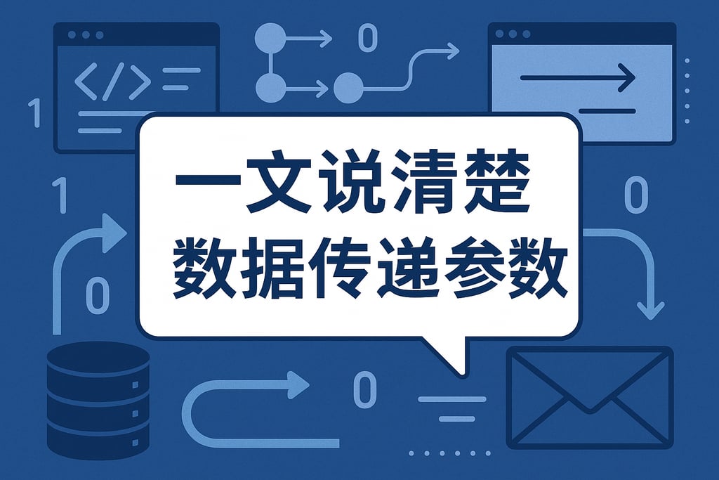 一文说清楚数据传递参数