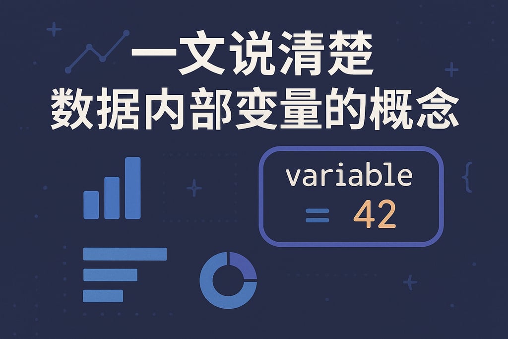 一文说清楚数据内部变量的概念