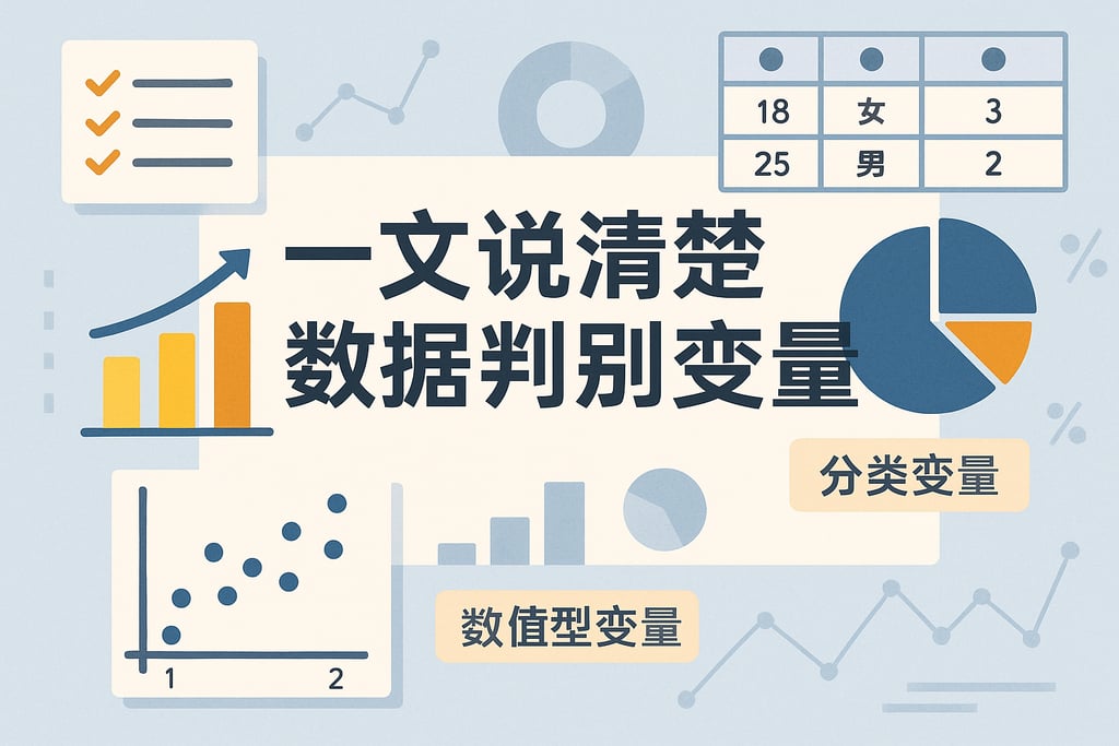 一文说清楚数据判别变量