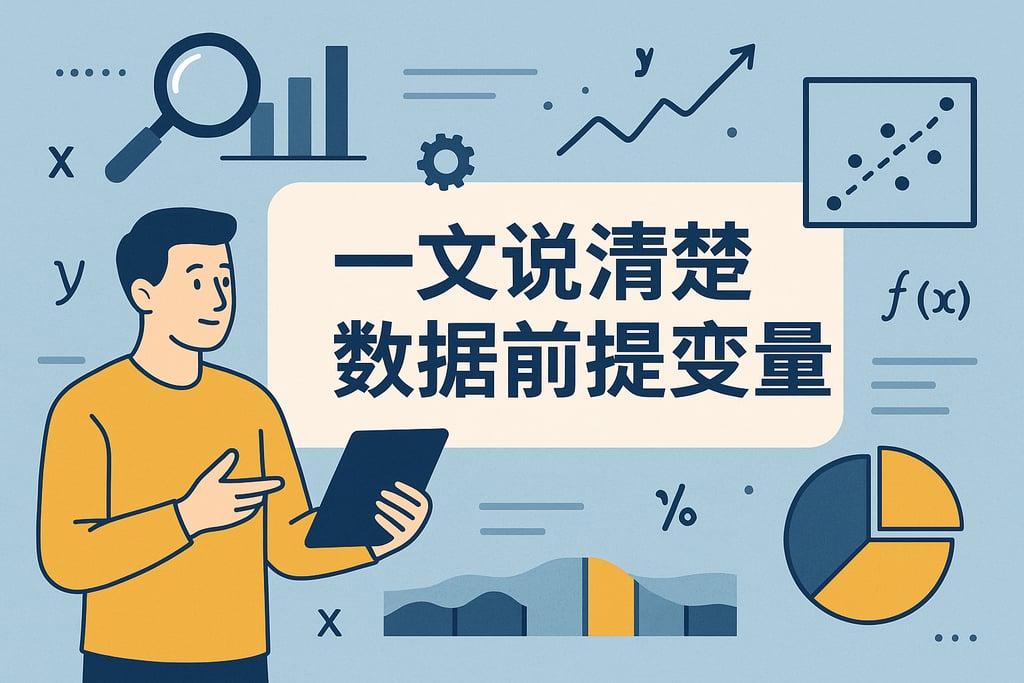 一文说清楚数据前提变量