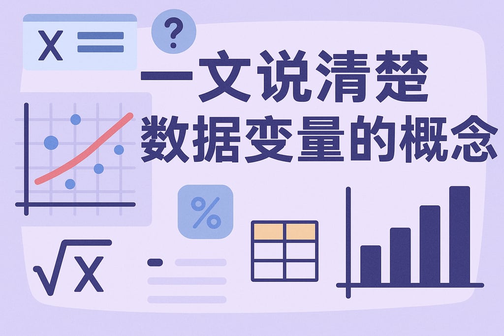 一文说清楚数据变量的概念