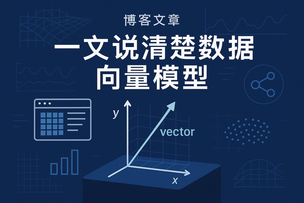 一文说清楚数据向量模型