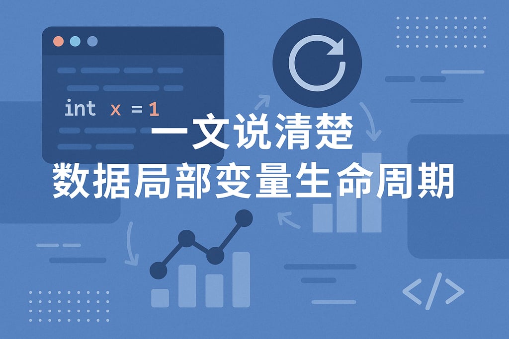 一文说清楚数据局部变量生命周期