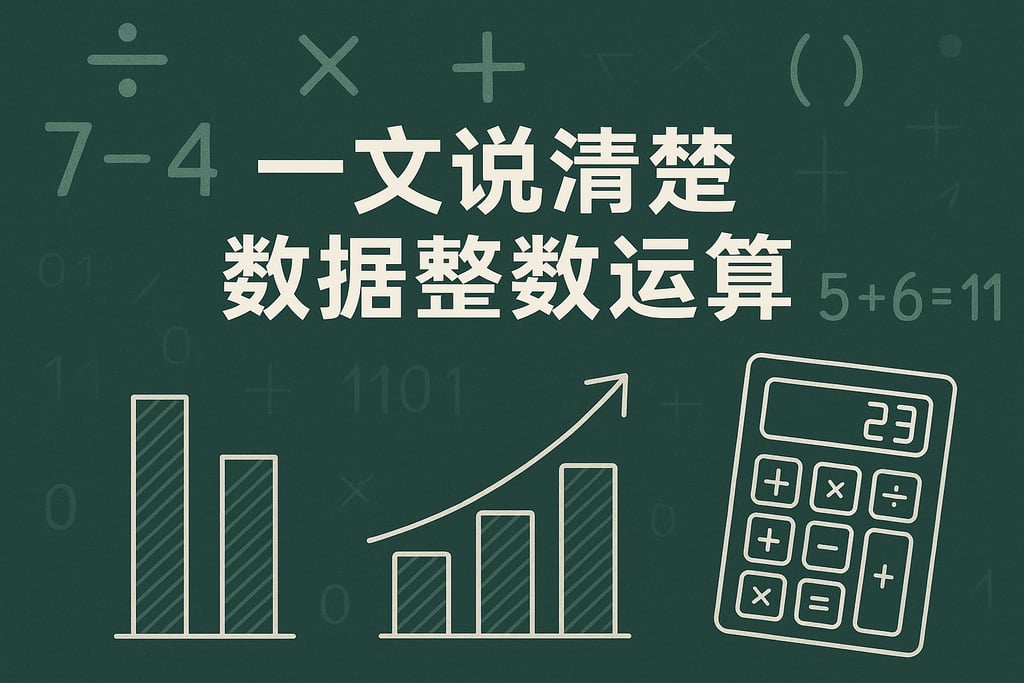 一文说清楚数据整数运算