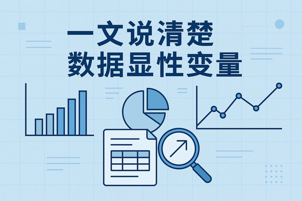 一文说清楚数据显性变量