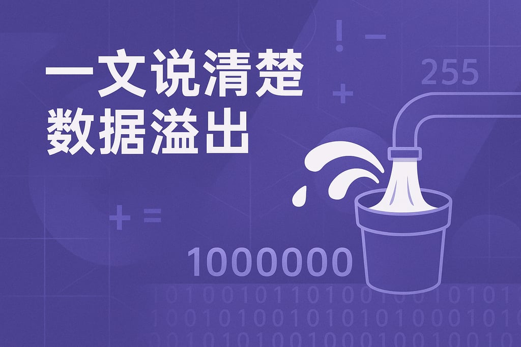 一文说清楚数据溢出