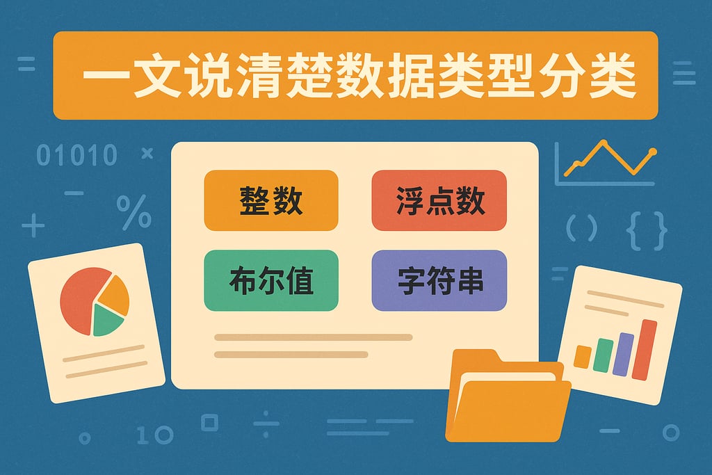一文说清楚数据类型分类