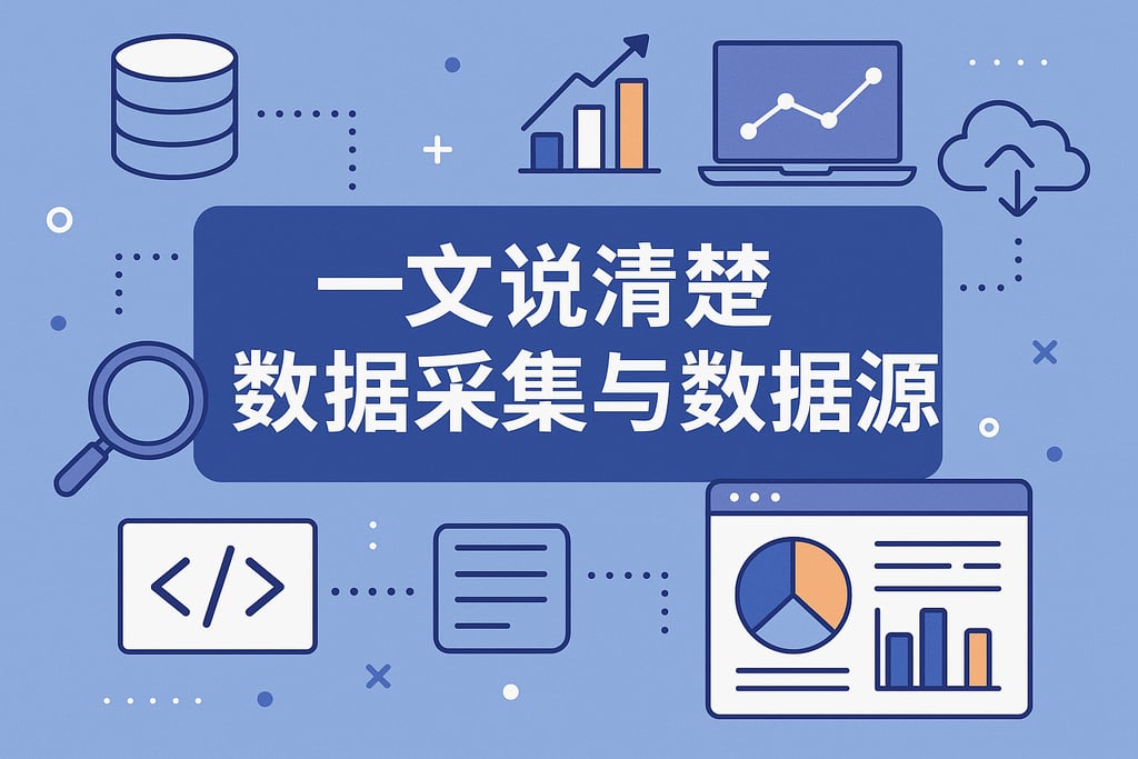 一文说清楚数据采集与数据源