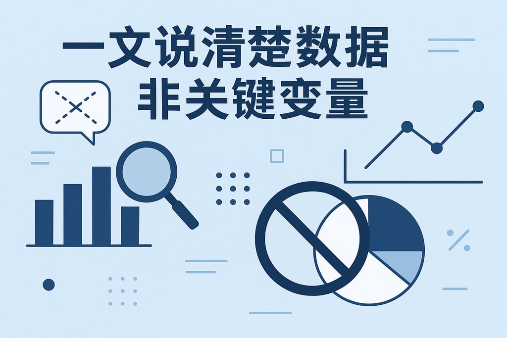 一文说清楚数据非关键变量