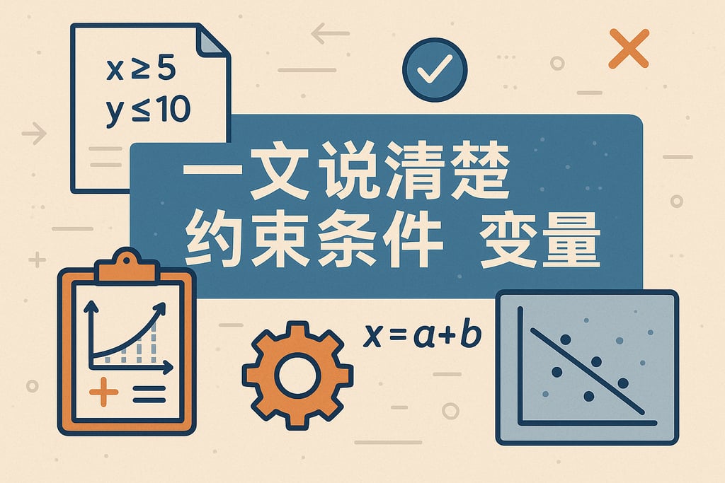一文说清楚约束条件变量
