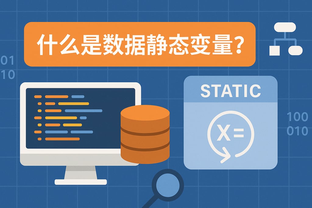 什么是数据静态变量？