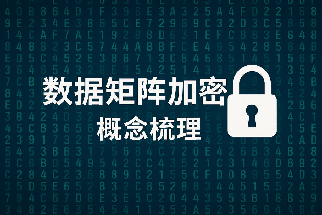 数据矩阵加密概念梳理