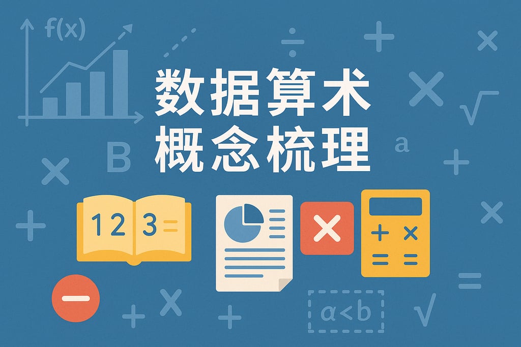 数据算术概念梳理