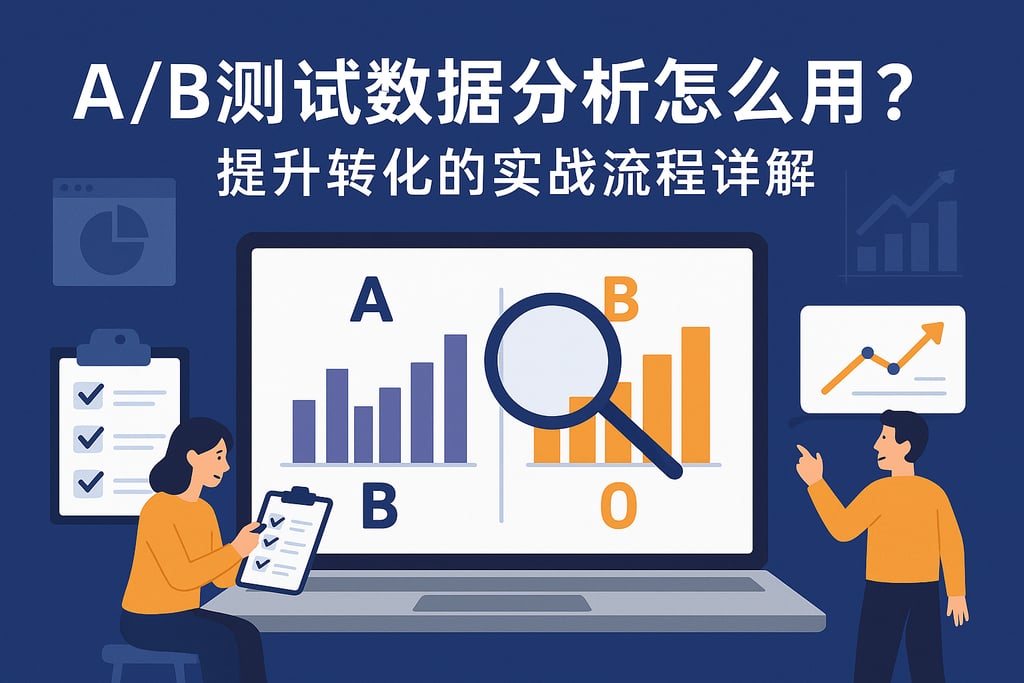 A/B测试数据分析怎么用？提升转化的实战流程详解
