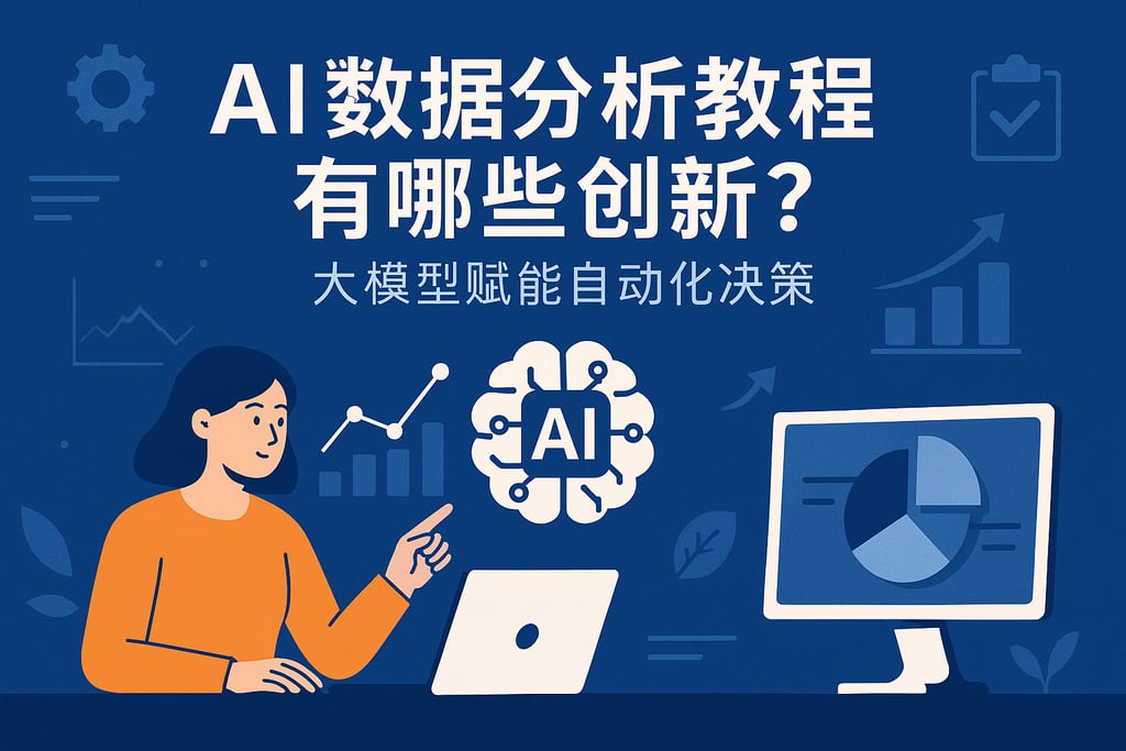 AI数据分析教程有哪些创新?大模型赋能自动化决策 | 帆软数字化转型知识库
