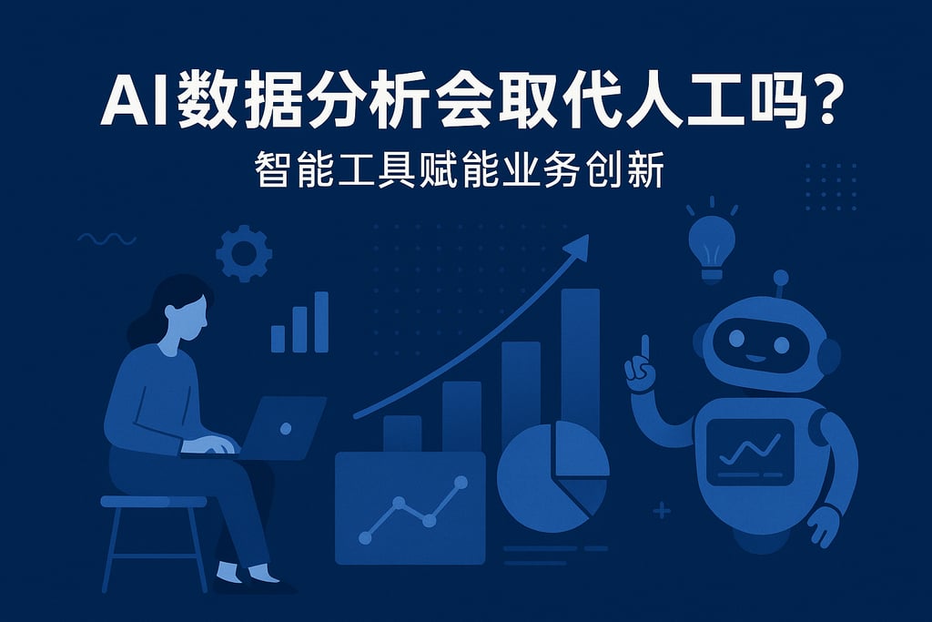 AI数据分析会取代人工吗？智能工具赋能业务创新