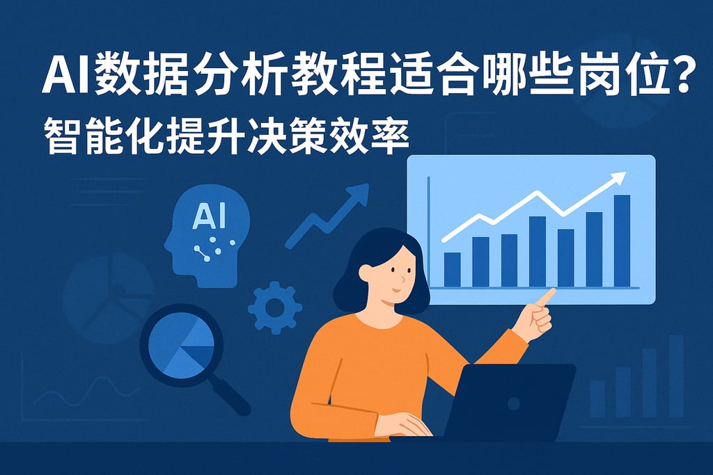 AI数据分析教程适合哪些岗位？智能化提升决策效率