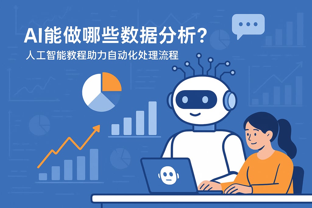 AI能做哪些数据分析？人工智能教程助力自动化处理流程