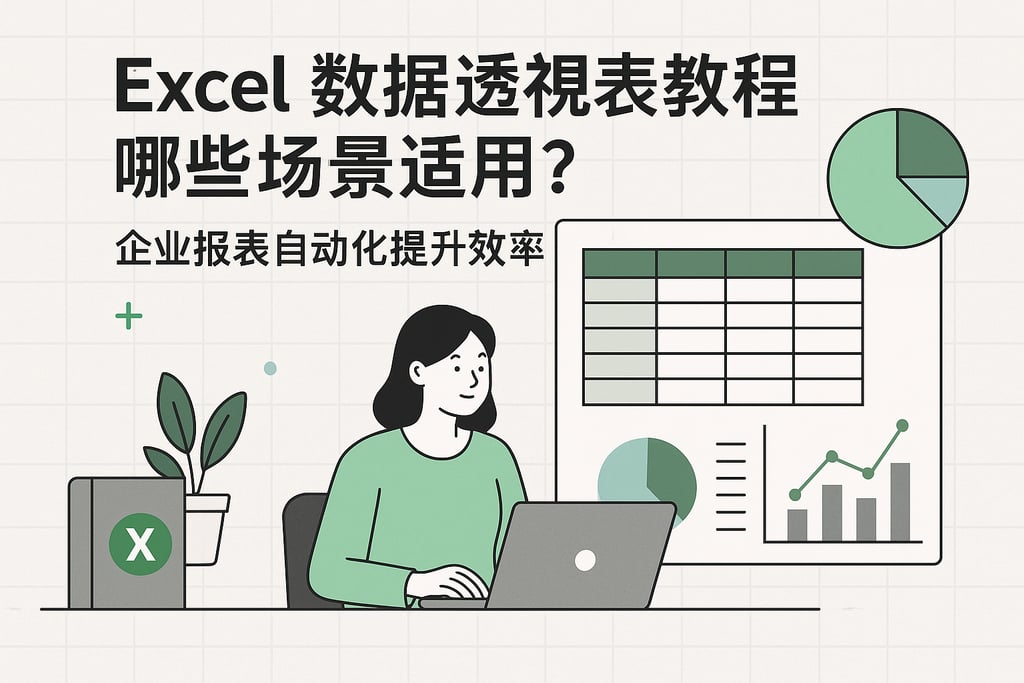 Excel数据透视表教程哪些场景适用？企业报表自动化提升效率