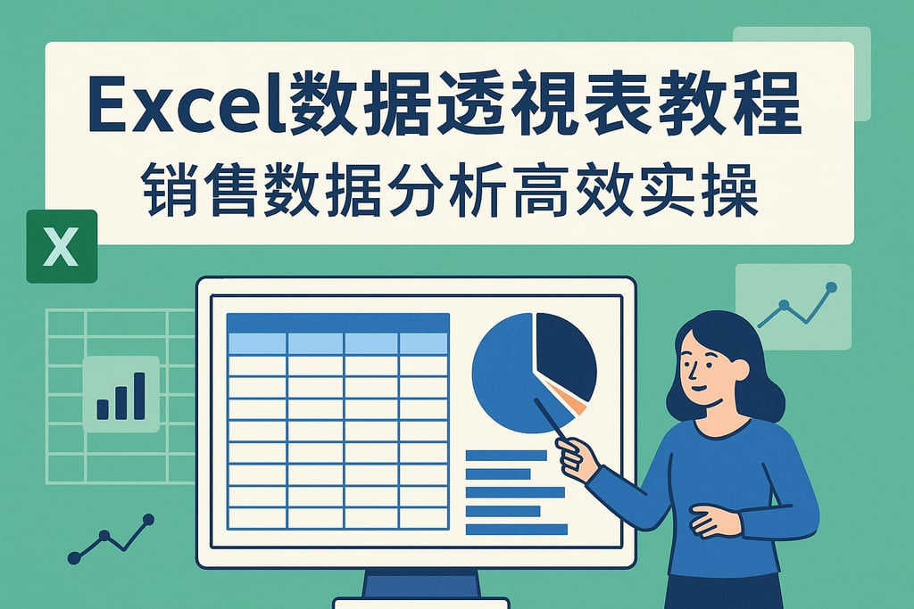 Excel数据透视表教程有哪些用法？销售数据分析高效实操