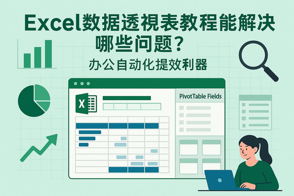 Excel数据透视表教程能解决哪些问题？办公自动化提效利器