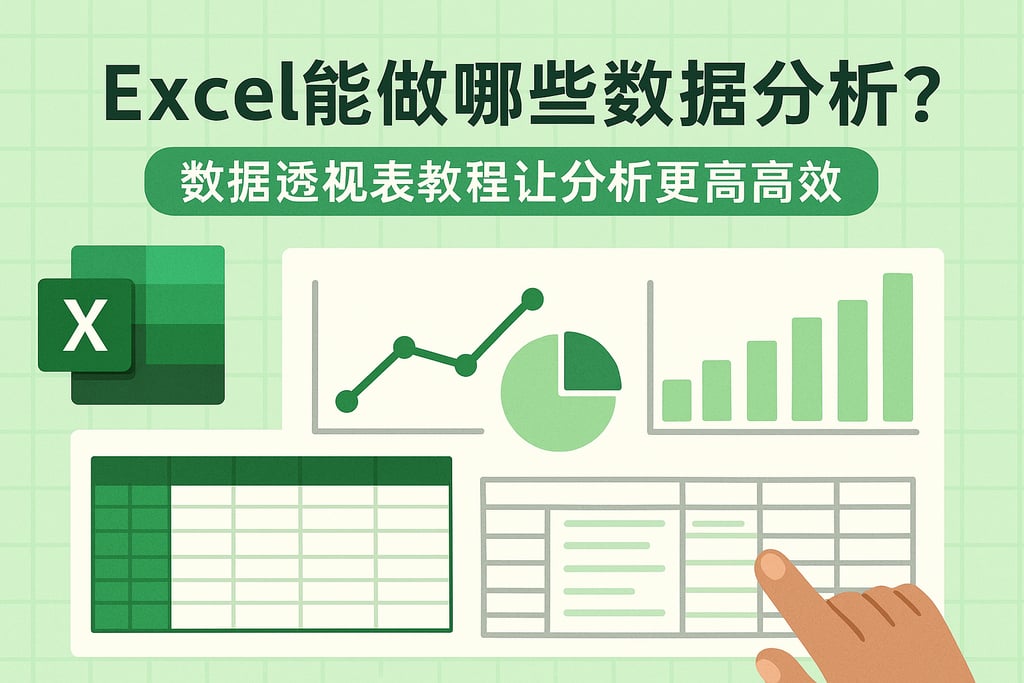 Excel能做哪些数据分析？数据透视表教程让分析更高效