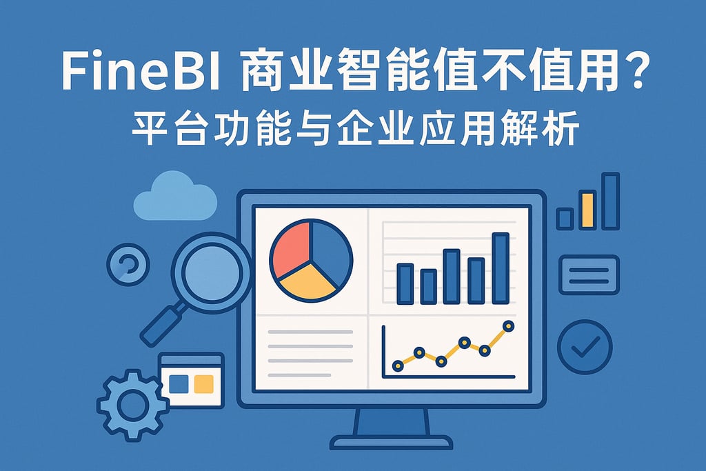 FineBI商业智能值不值得用？平台功能与企业应用解析