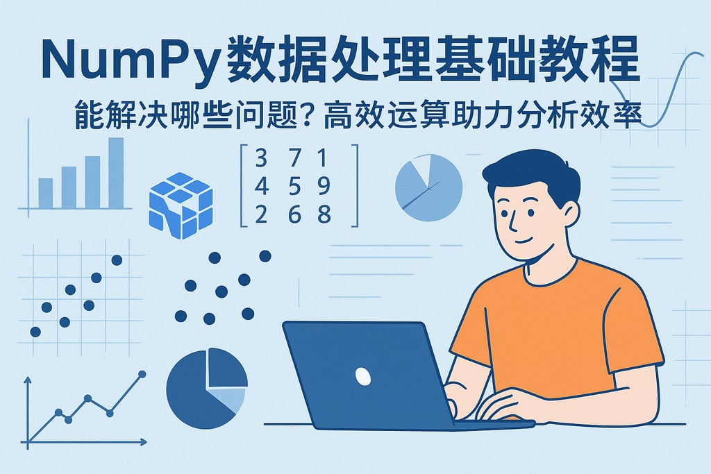 NumPy数据处理基础教程能解决哪些问题？高效运算助力分析效率