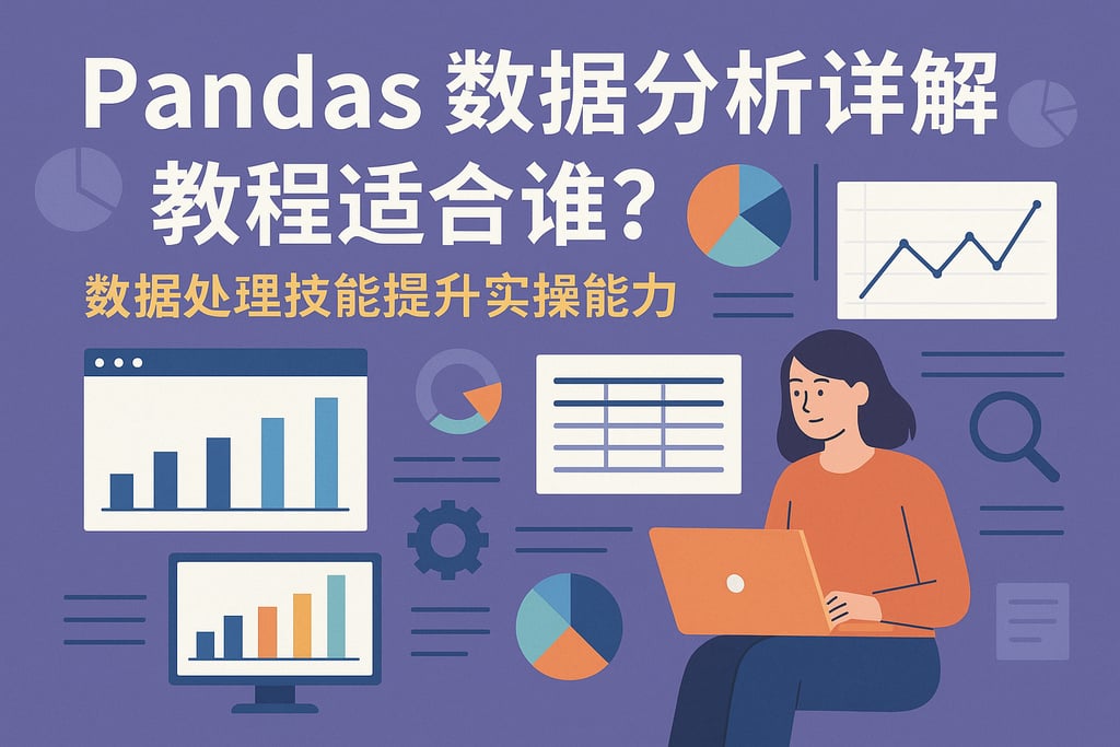 Pandas数据分析详解教程适合谁？数据处理技能提升实操能力