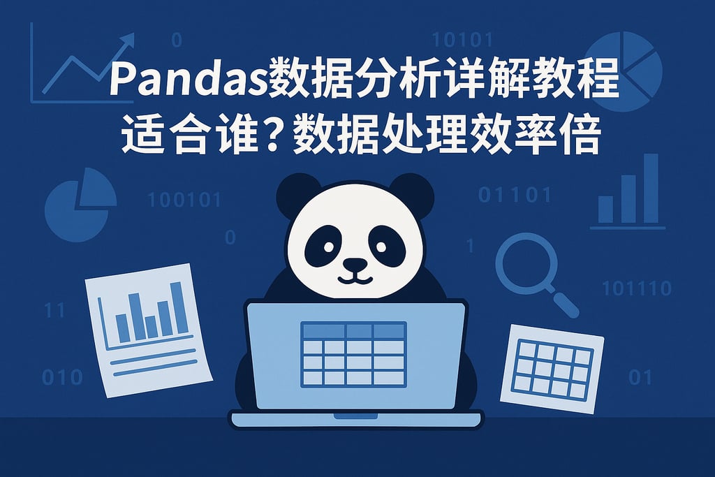 Pandas数据分析详解教程适合谁？数据处理效率倍增指南