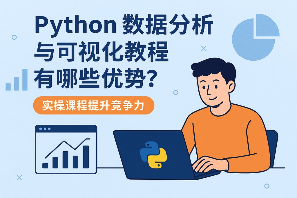 Python数据分析与可视化教程有哪些优势？实操课程提升竞争力