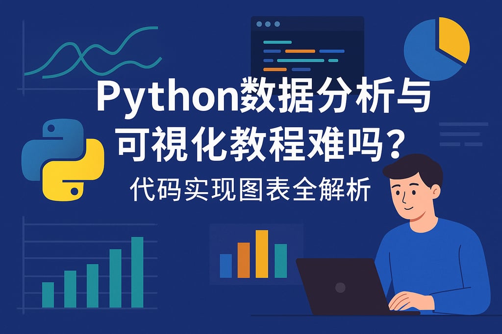 Python数据分析与可视化教程难吗？代码实现图表全解析