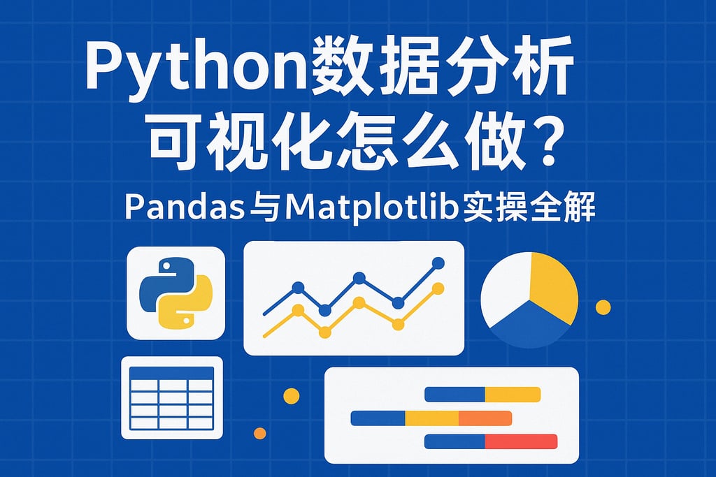 Python数据分析可视化怎么做？Pandas与Matplotlib实操全解