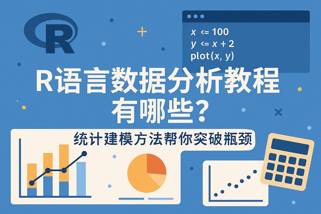 R语言数据分析教程有哪些？统计建模方法帮你突破瓶颈