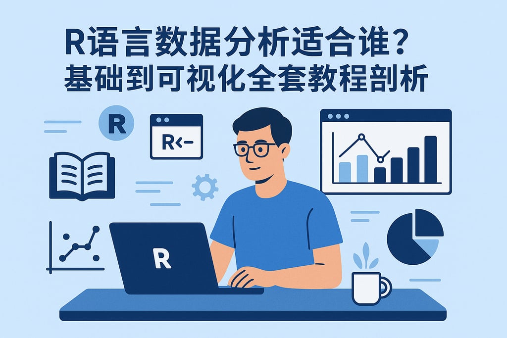 R语言数据分析适合谁？基础到可视化全套教程剖析