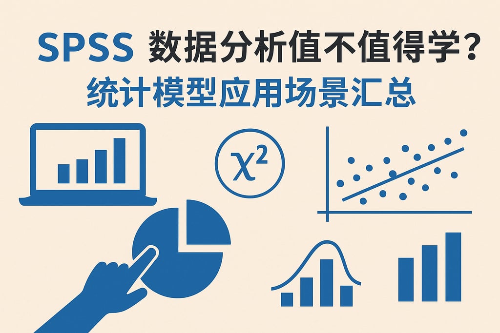 SPSS数据分析值不值得学？统计模型应用场景汇总