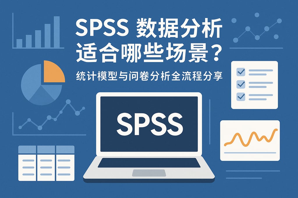 SPSS数据分析适合哪些场景？统计模型与问卷分析全流程分享