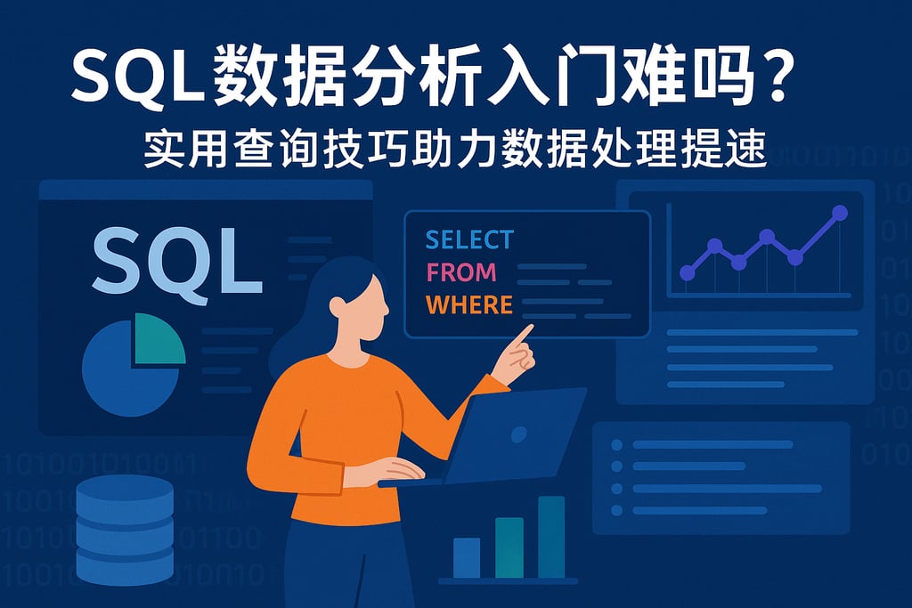 SQL数据分析入门难吗？实用查询技巧助力数据处理提速
