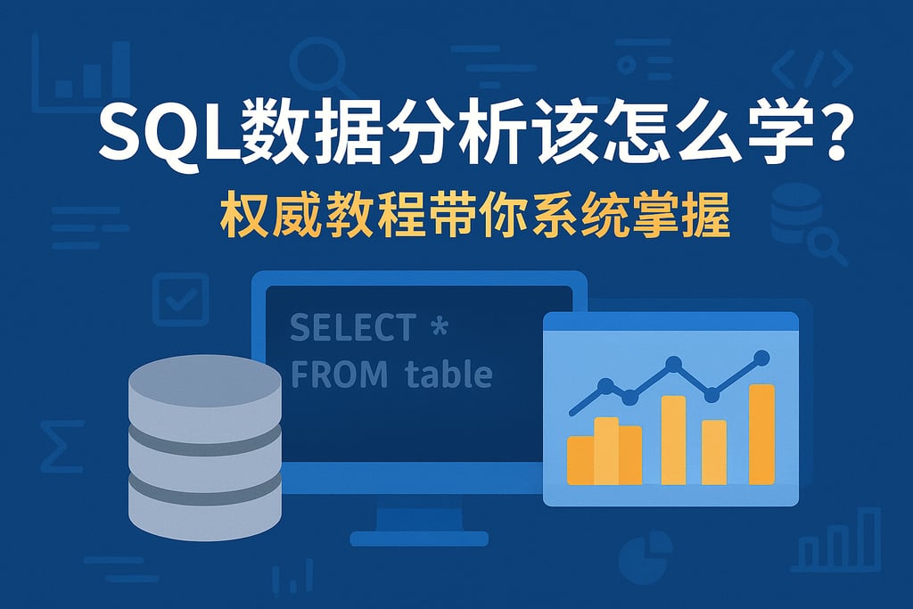 SQL数据分析该怎么学？权威教程带你系统掌握