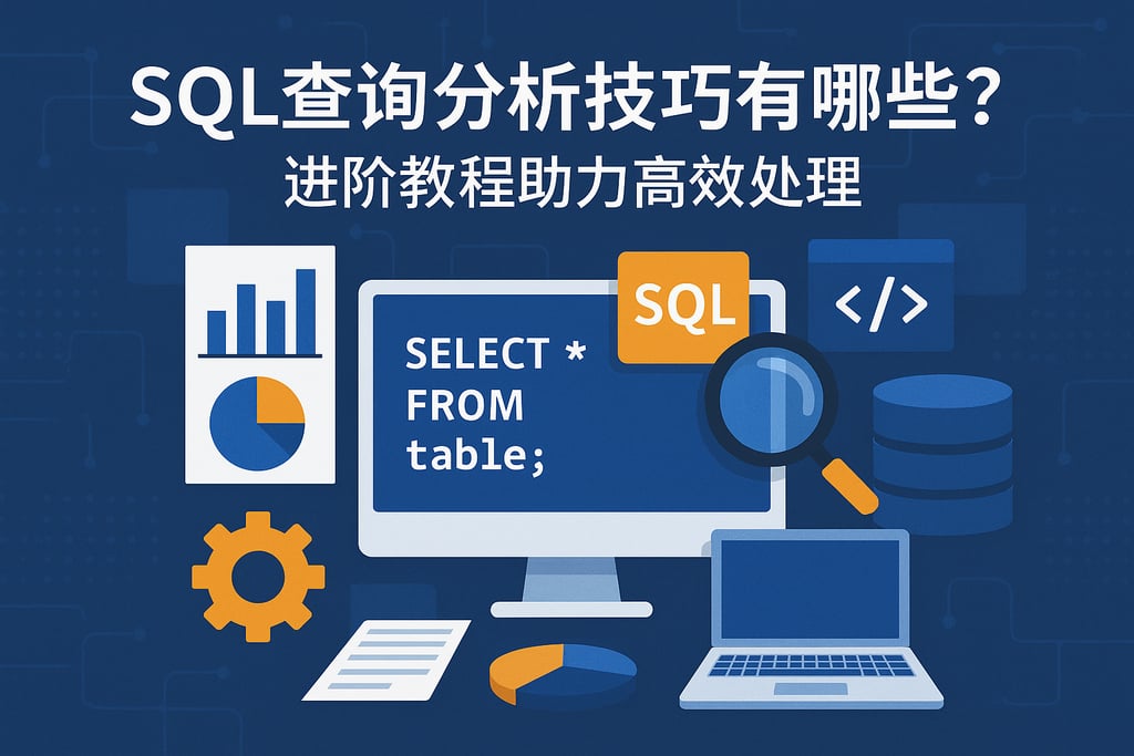 SQL查询分析技巧有哪些？进阶教程助力高效处理