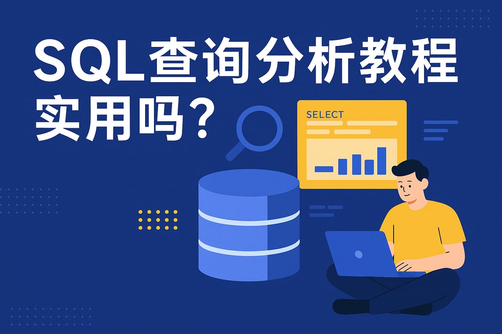 SQL查询分析教程实用吗？数据库数据提取一学就会