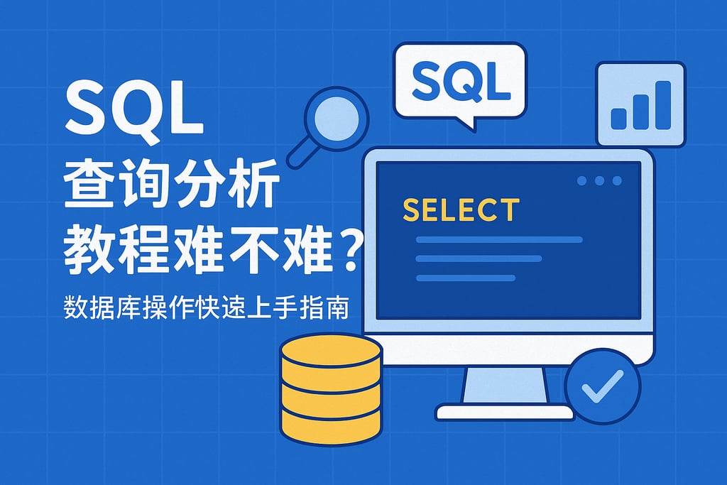 SQL查询分析教程难不难？数据库操作快速上手指南