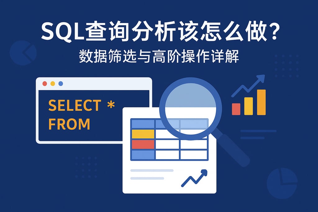 SQL查询分析该怎么做？数据筛选与高阶操作详解