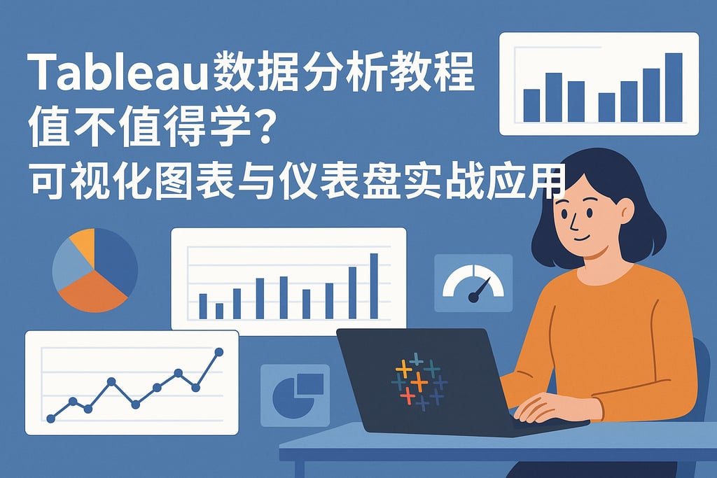Tableau数据分析教程值不值得学？可视化图表与仪表盘实战应用