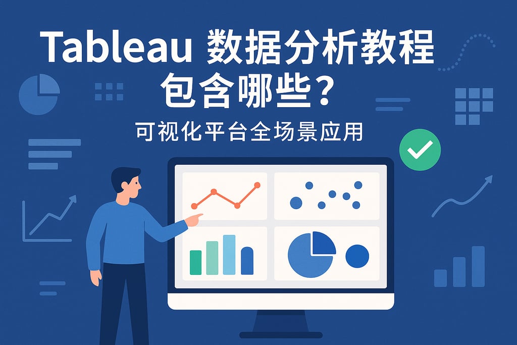 Tableau数据分析教程包含哪些？可视化平台全场景应用